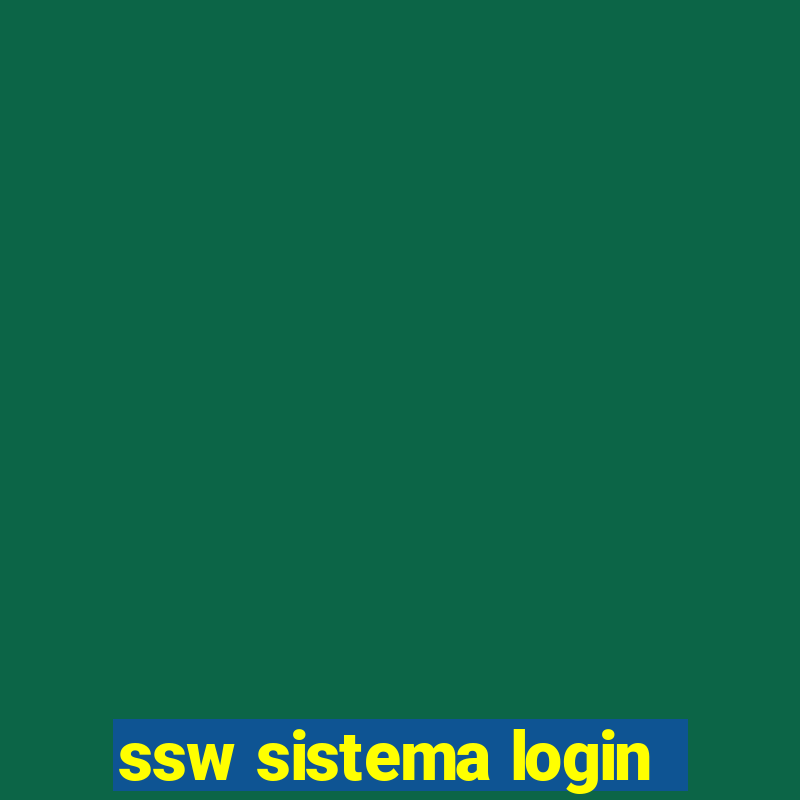 ssw sistema login