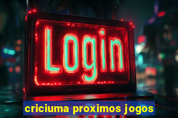 criciuma proximos jogos