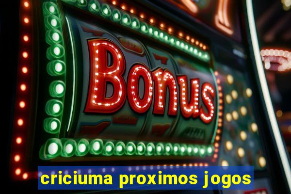 criciuma proximos jogos