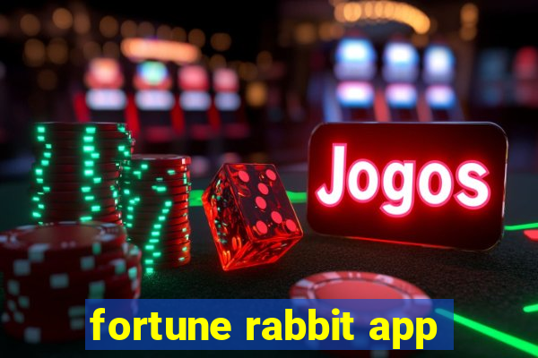 fortune rabbit app