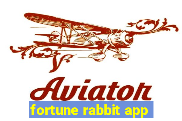 fortune rabbit app