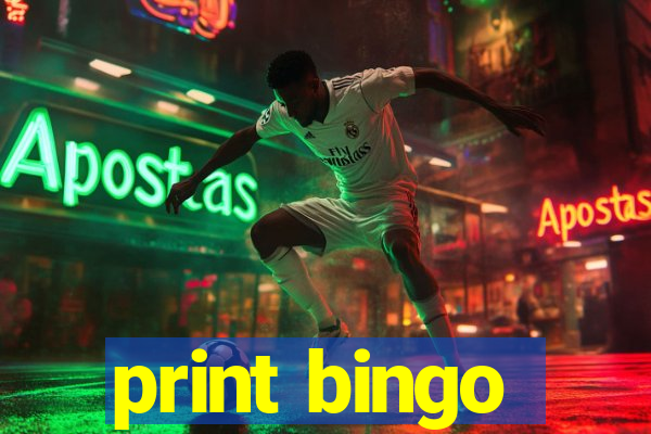 print bingo