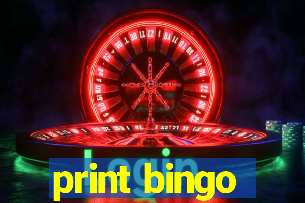 print bingo