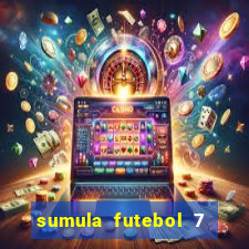 sumula futebol 7 society excel