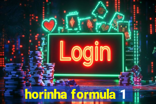 horinha formula 1