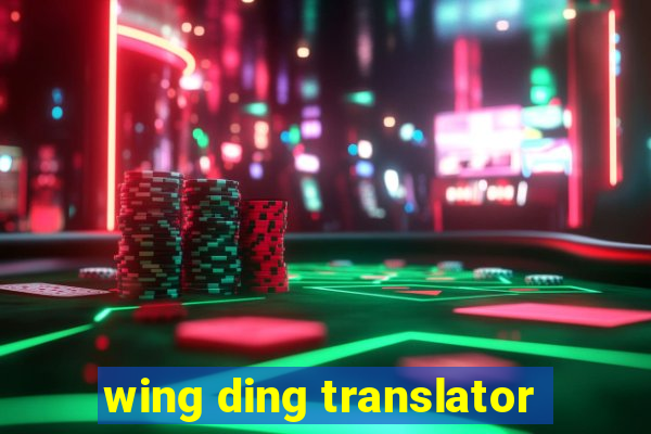 wing ding translator