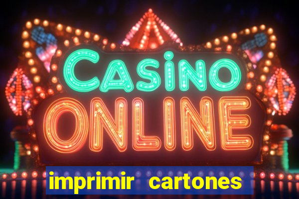 imprimir cartones de bingo