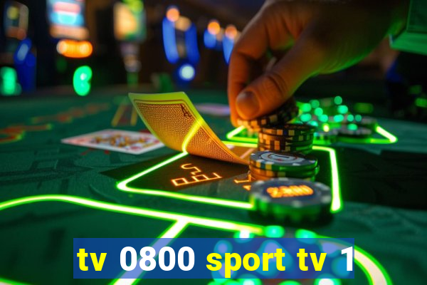 tv 0800 sport tv 1