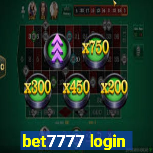 bet7777 login