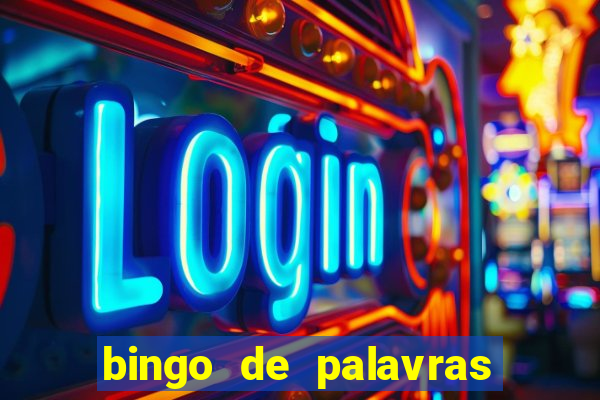 bingo de palavras de natal