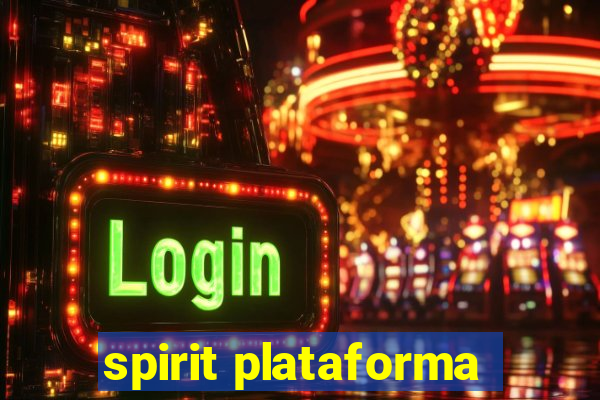 spirit plataforma