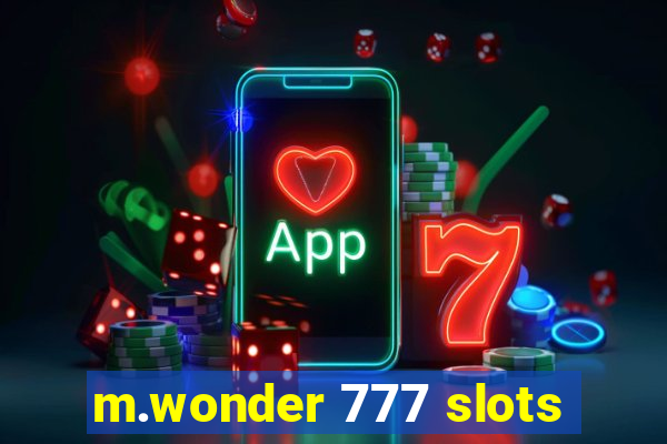 m.wonder 777 slots