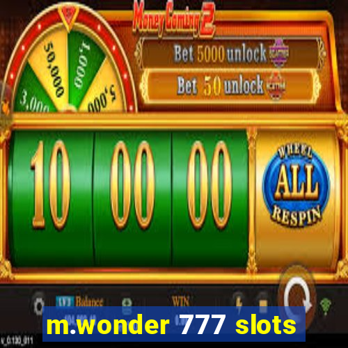 m.wonder 777 slots