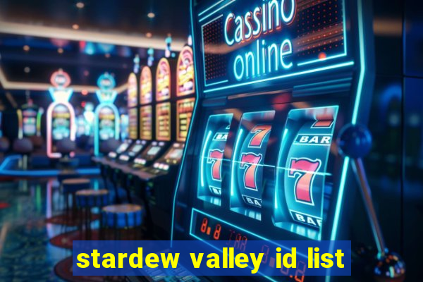 stardew valley id list