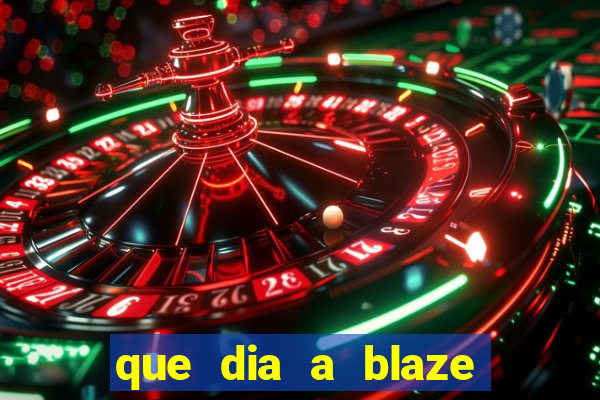 que dia a blaze paga o cashback