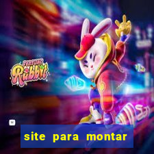 site para montar time de futebol