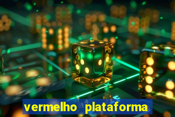 vermelho plataforma de jogos