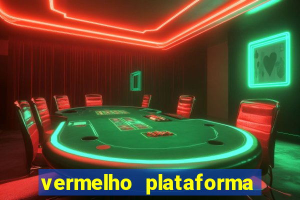 vermelho plataforma de jogos