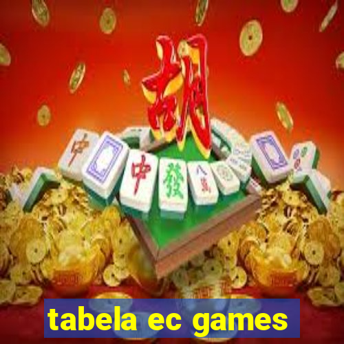 tabela ec games