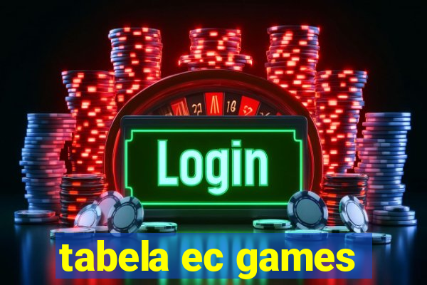 tabela ec games