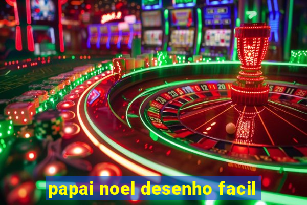 papai noel desenho facil