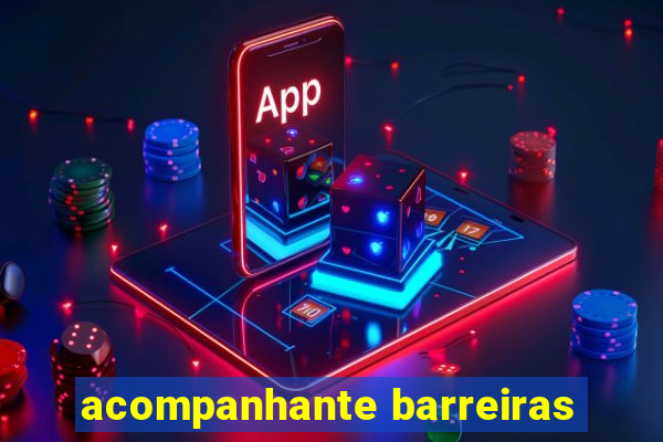 acompanhante barreiras