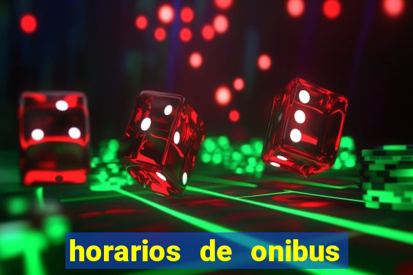 horarios de onibus cassino cidade nova