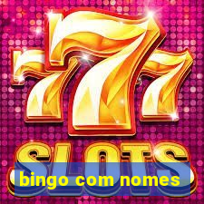 bingo com nomes