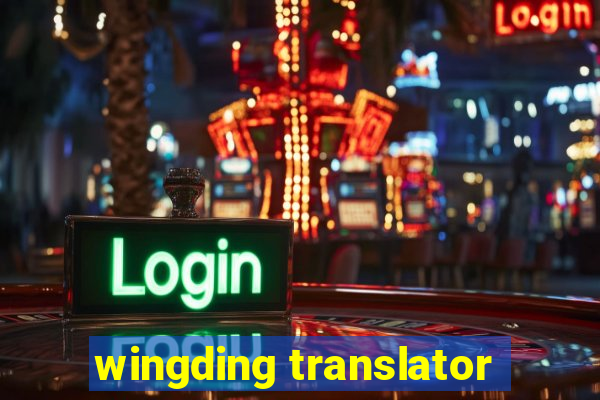 wingding translator