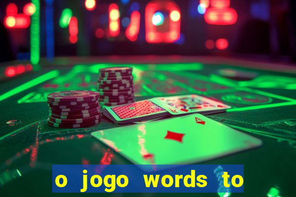 o jogo words to win paga mesmo