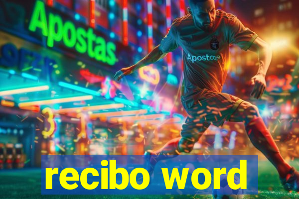 recibo word