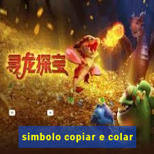 simbolo copiar e colar