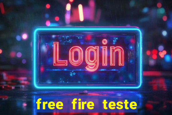 free fire teste grátis jogar agora