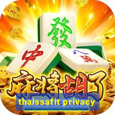 thaissafit privacy