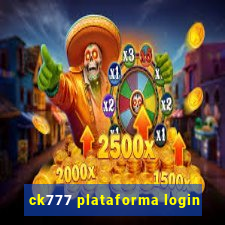 ck777 plataforma login