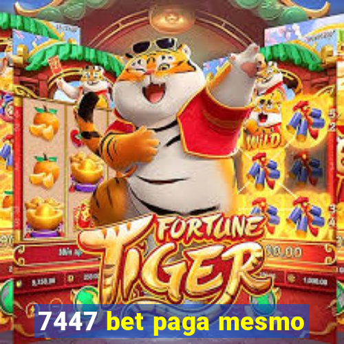 7447 bet paga mesmo