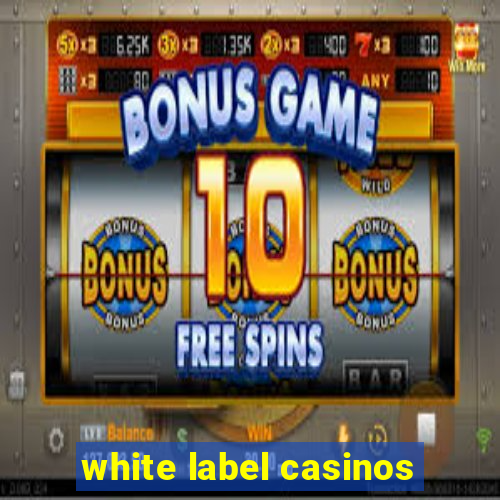 white label casinos