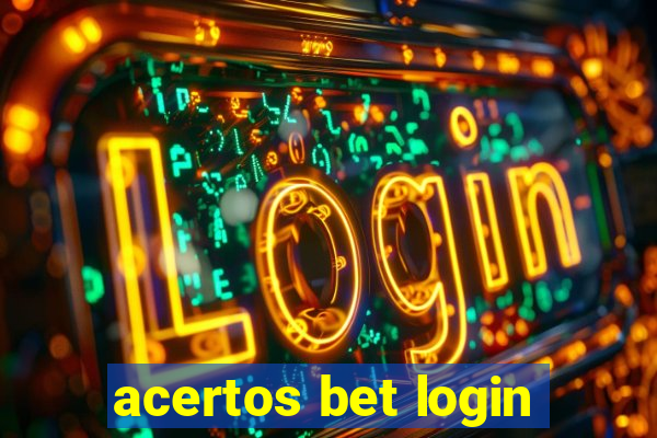 acertos bet login