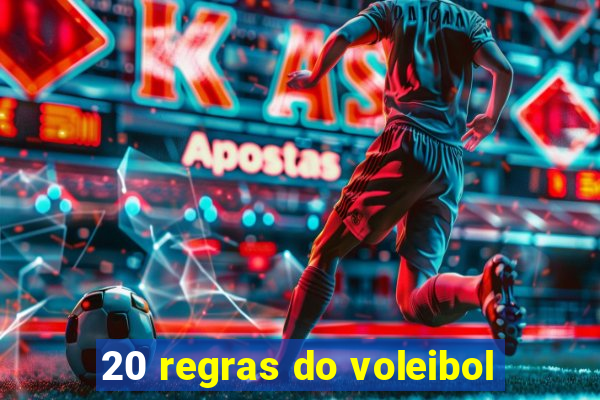 20 regras do voleibol