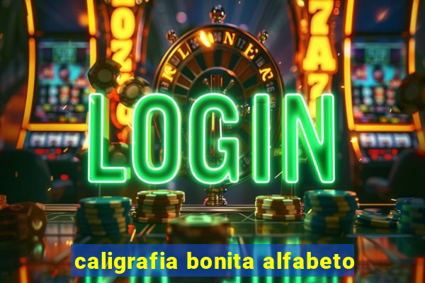 caligrafia bonita alfabeto