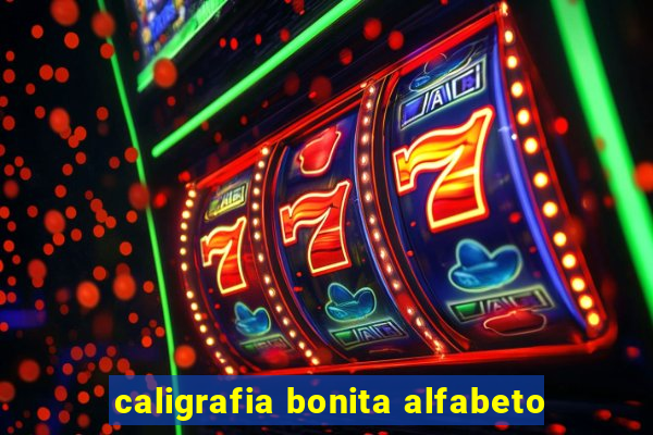 caligrafia bonita alfabeto