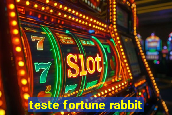 teste fortune rabbit