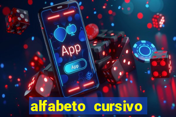 alfabeto cursivo pontilhado para imprimir pdf