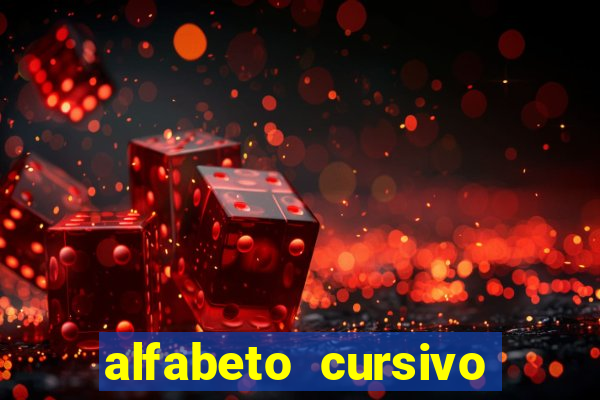 alfabeto cursivo pontilhado para imprimir pdf