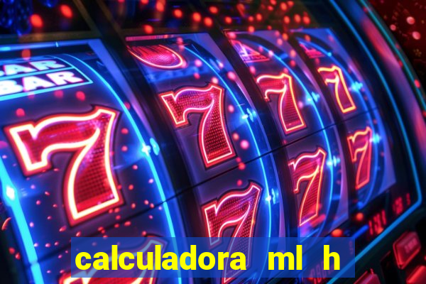 calculadora ml h para mcg kg min