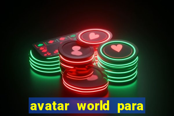 avatar world para imprimir e colorir