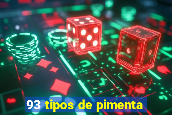 93 tipos de pimenta