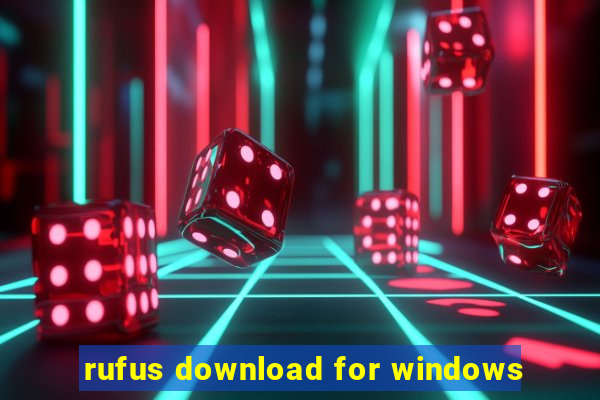 rufus download for windows