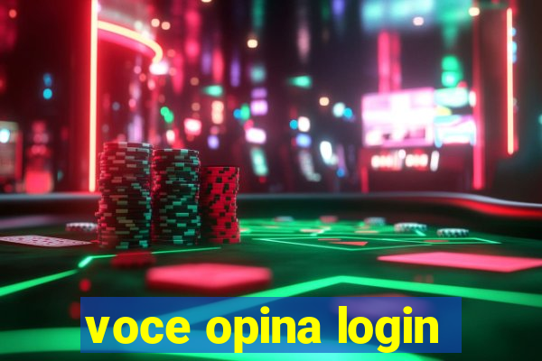 voce opina login