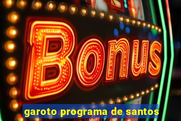 garoto programa de santos